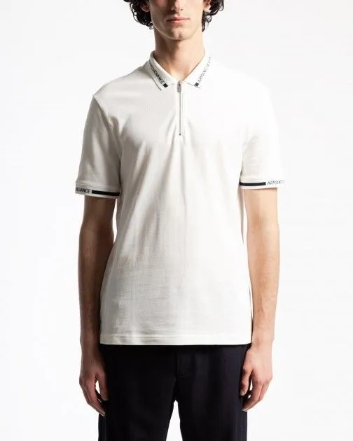 Polo piquet Armani Exchange 3DZFLH Blanco