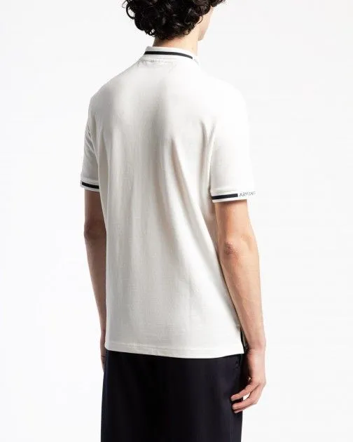 Polo piquet Armani Exchange 3DZFLH Blanco