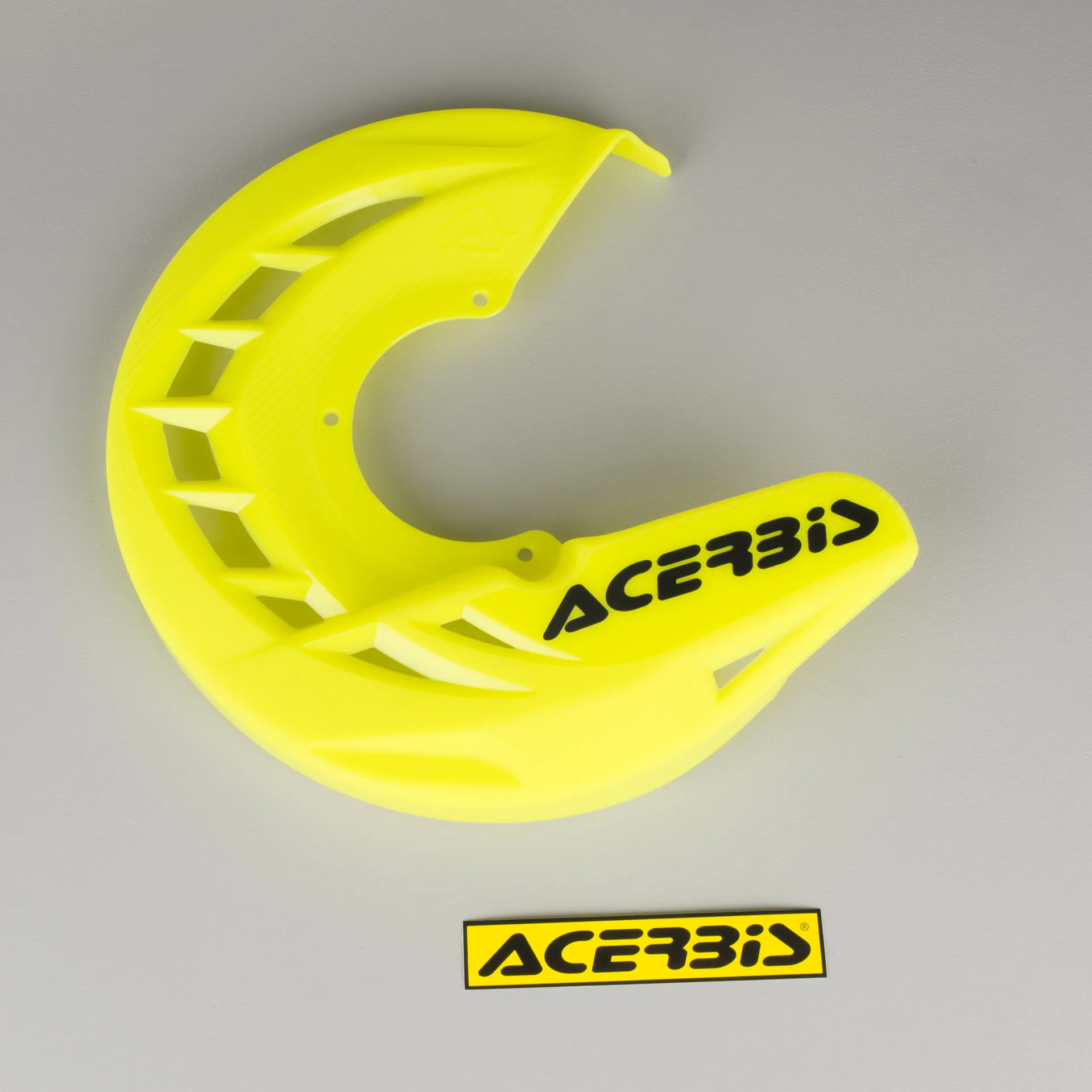 PROTECTOR DISCO DE FRENO ACERBIS XBRAKE AMARILLO NEóN