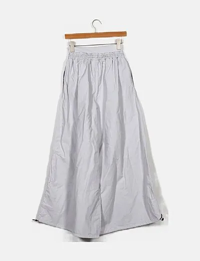 Reebok Pantalón deportivo ancho blanco