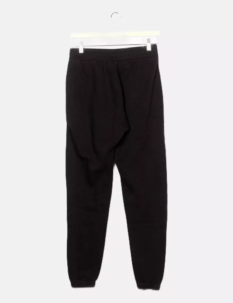 Reebok Pantalón negro deportivo