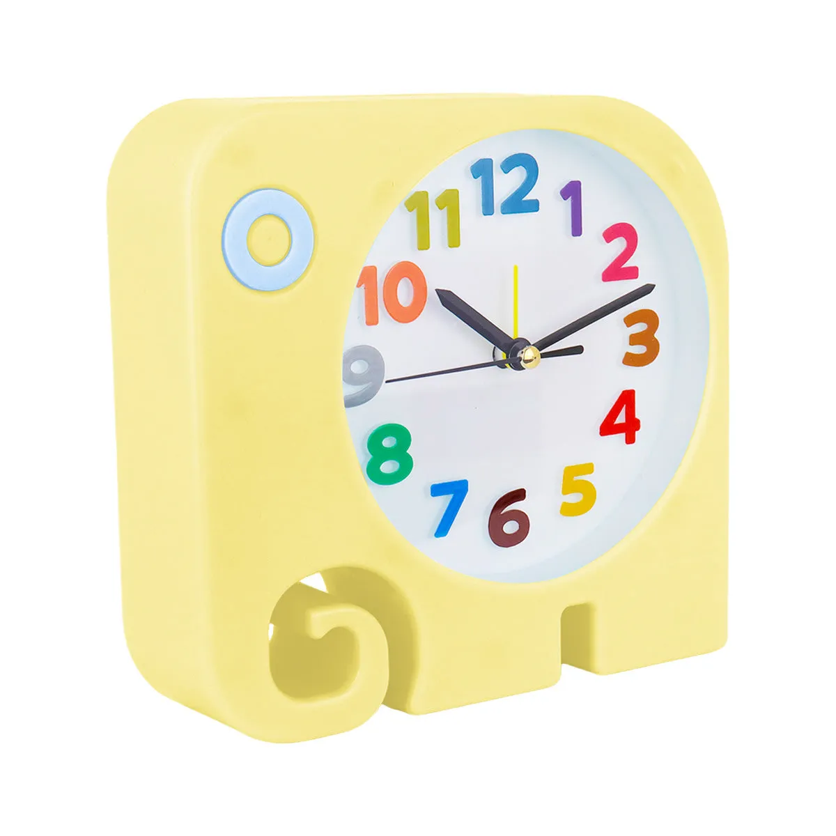 Reloj Despertador en Forma de Elefante, color Amarillo