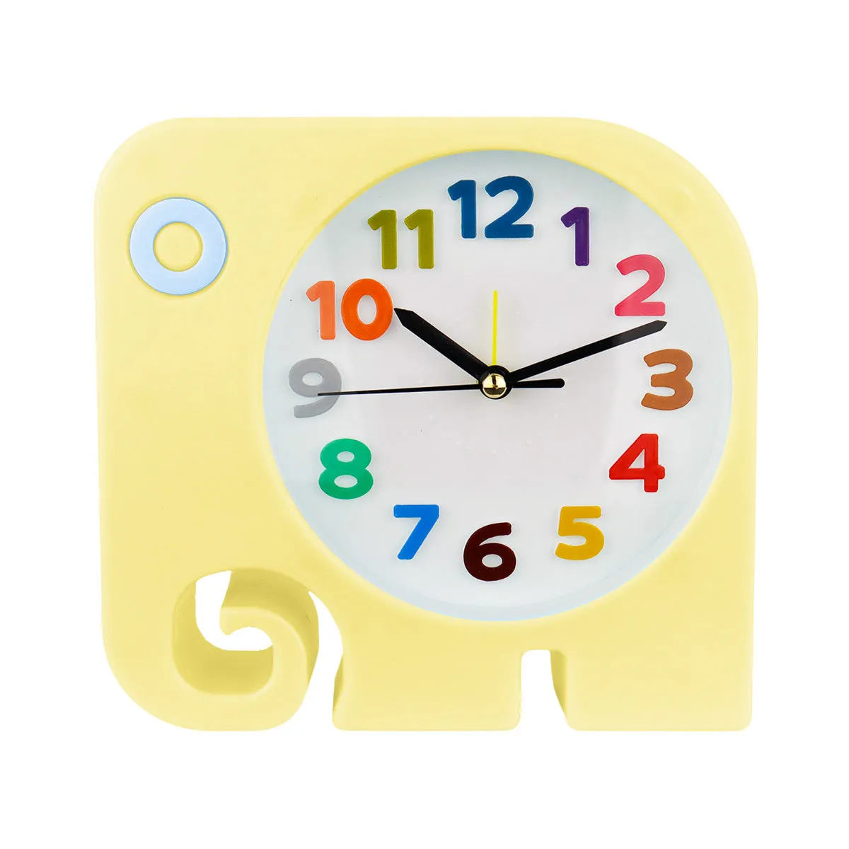 Reloj Despertador en Forma de Elefante, color Amarillo