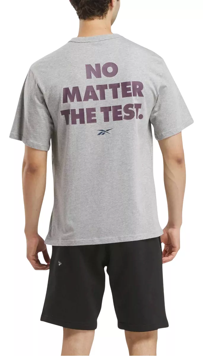 Remera Reebok No Matter The Test Algodón Estampada Hombre