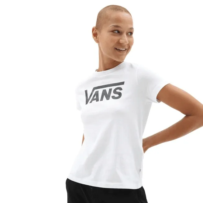 Remera Vans Flying Mujer Blanco Negro