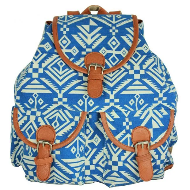 Retro Geometry Animal Prints Folk Backpack