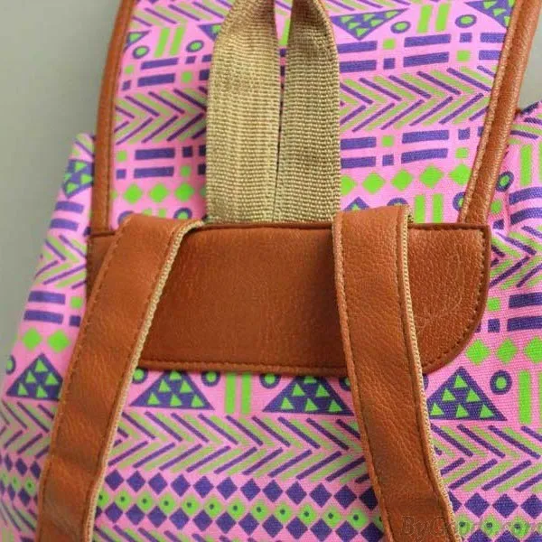 Retro Geometry Animal Prints Folk Backpack