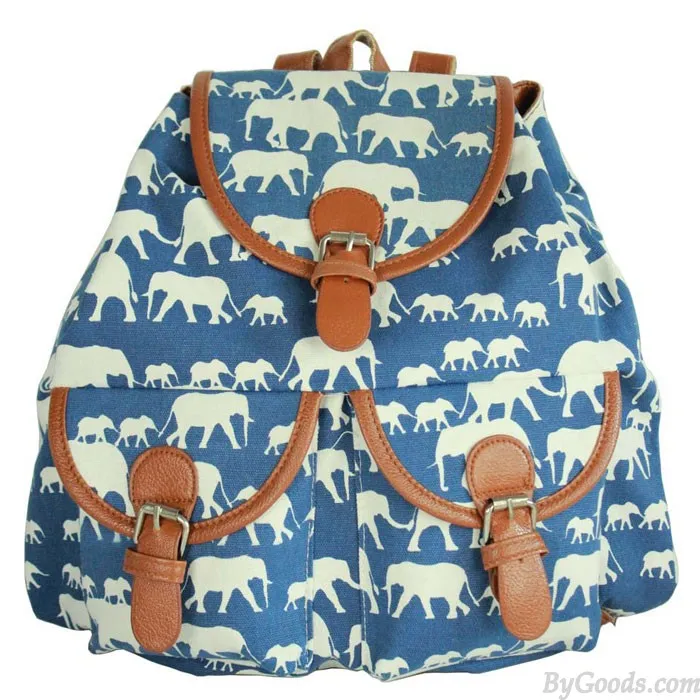 Retro Geometry Animal Prints Folk Backpack