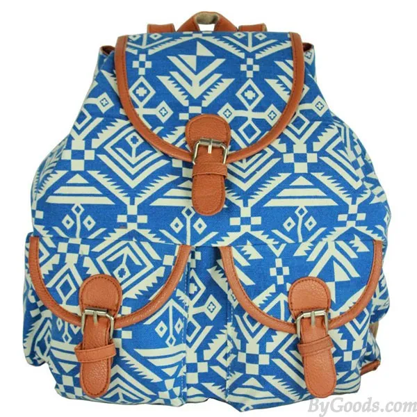 Retro Geometry Animal Prints Folk Backpack