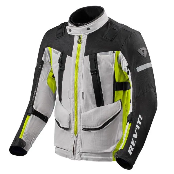 REV'IT Sand 4 H2O Plata Amarillo Neon 