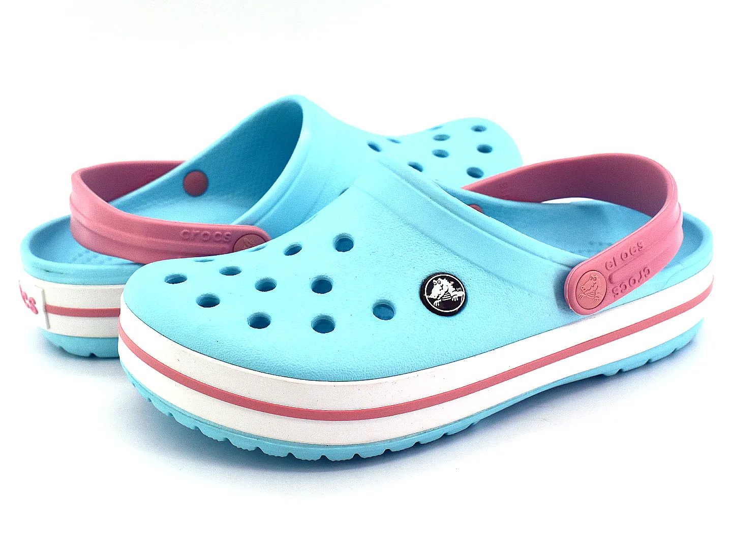 Sandalias Crocs Crocband Azul Para Mujer