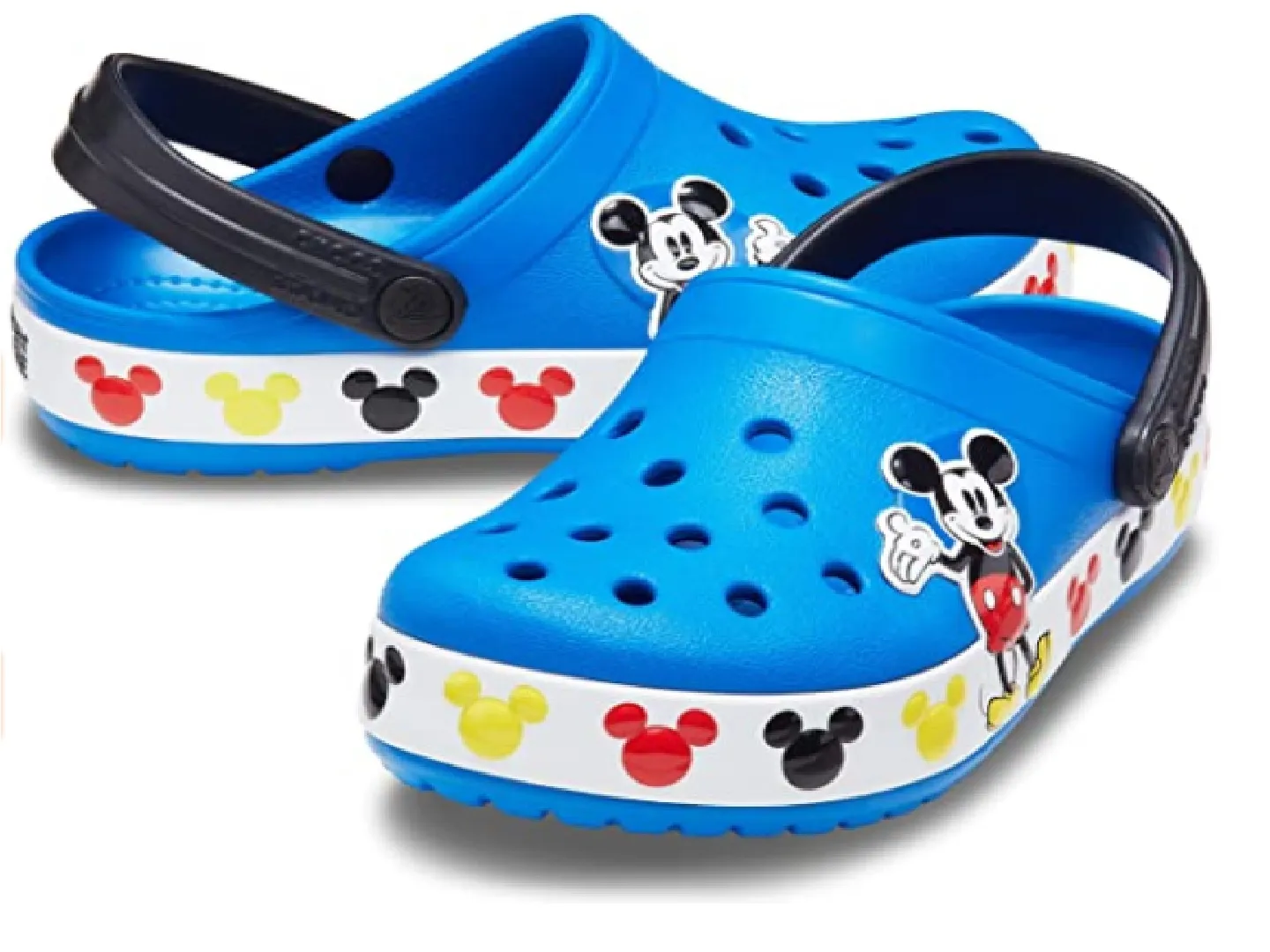 Sandalias Crocs Mickey Mouse Azul Para Niño