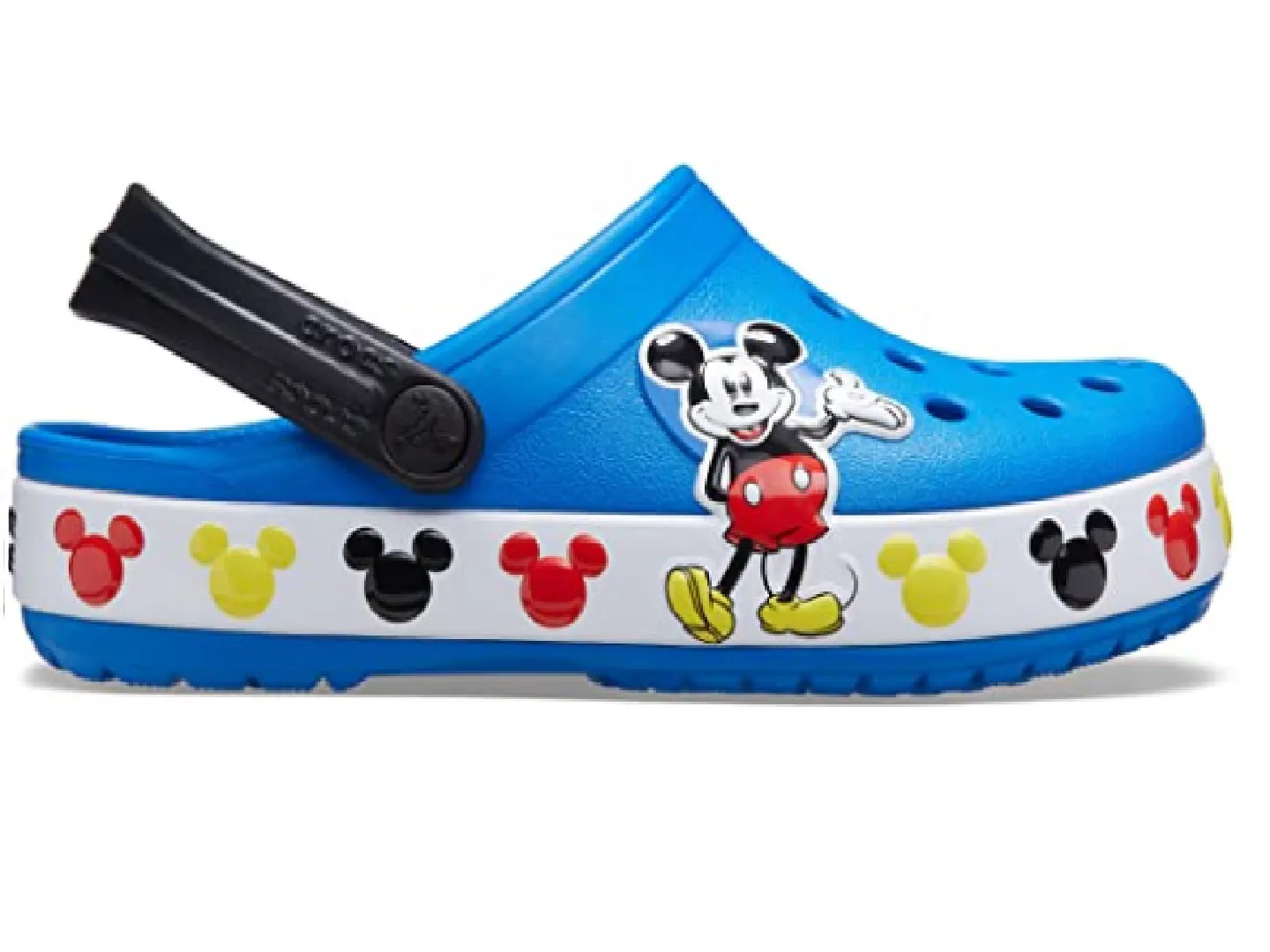 Sandalias Crocs Mickey Mouse Azul Para Niño
