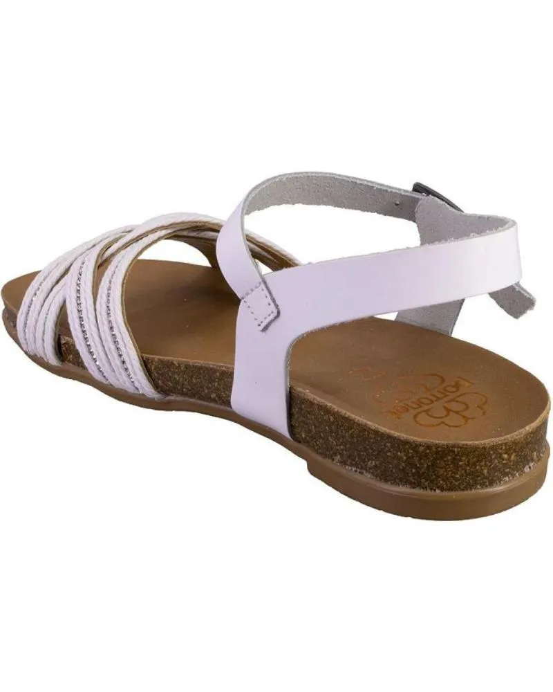 Sandalias de Mujer PORRONET 3018 SANDALIAS DE MUJER BLANCO BLANCO