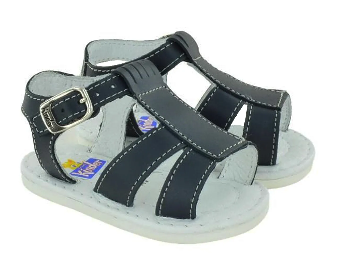 Sandalias Kinder 4376 Azul Para Bebe