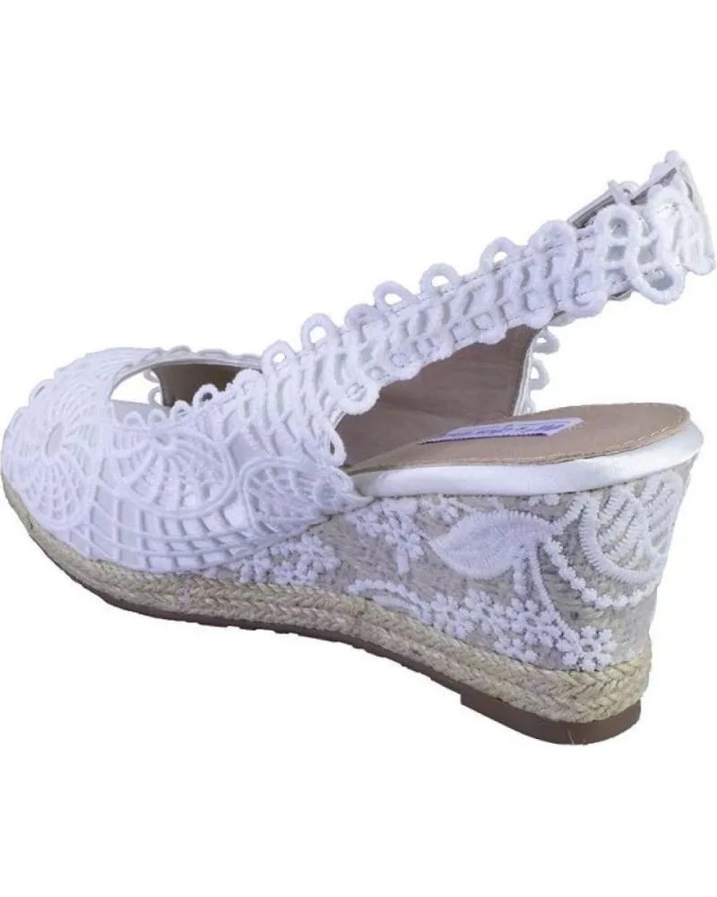 Sandalias MANDARINA  de Mujer JULIA ALPARGATAS DE MUJER  BLANCO