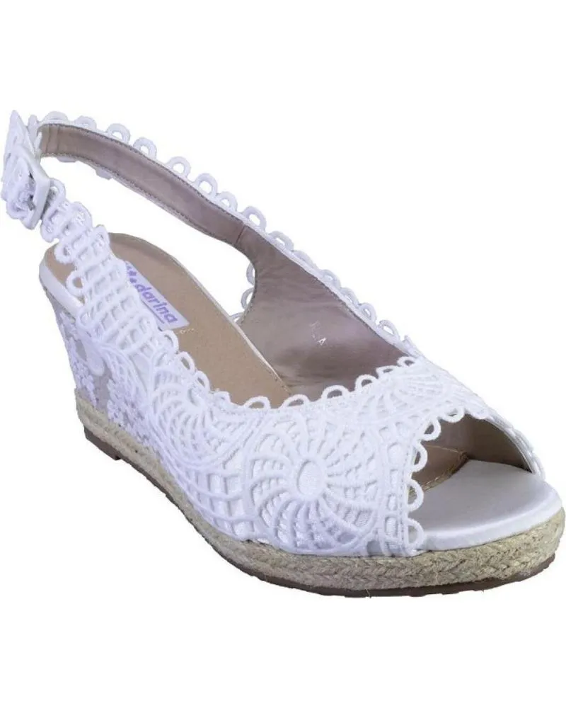 Sandalias MANDARINA  de Mujer JULIA ALPARGATAS DE MUJER  BLANCO