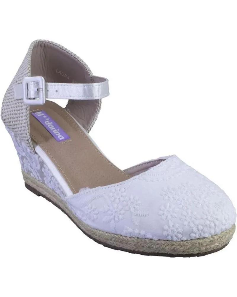 Sandalias MANDARINA  de Mujer LAURA ALPARGATAS DE MUJER  BLANCO
