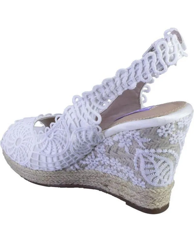 Sandalias MANDARINA  de Mujer LIDIA ALPARGATAS DE MUJER  BLANCO