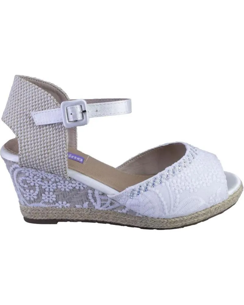 Sandalias MANDARINA  de Mujer NATALIA ALPARGATAS DE MUJER  BLANCO