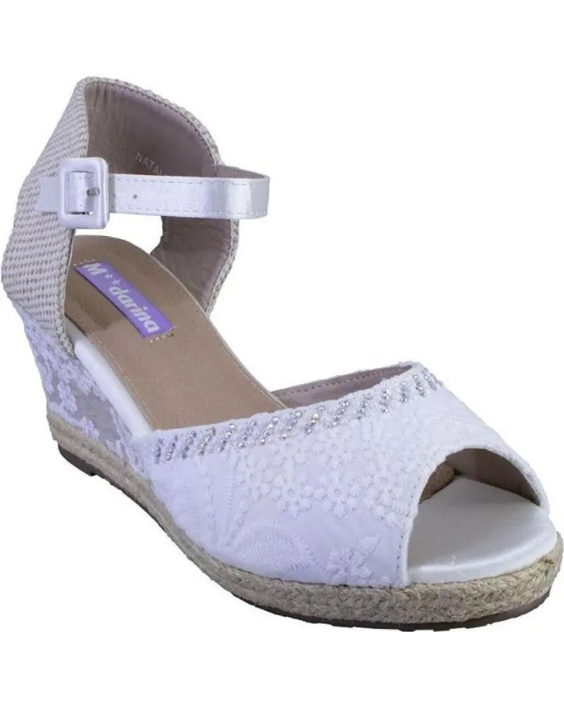 Sandalias MANDARINA  de Mujer NATALIA ALPARGATAS DE MUJER  BLANCO