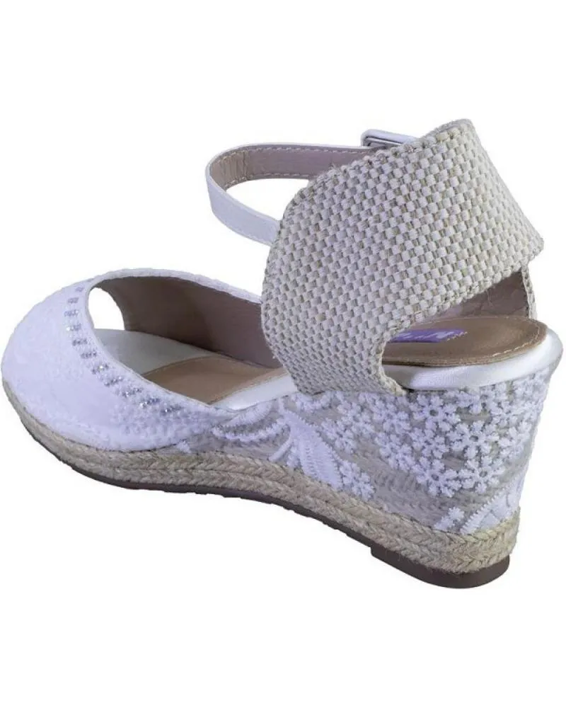 Sandalias MANDARINA  de Mujer NATALIA ALPARGATAS DE MUJER  BLANCO