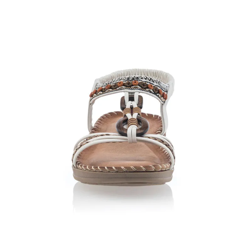 Sandalias mujer blanco