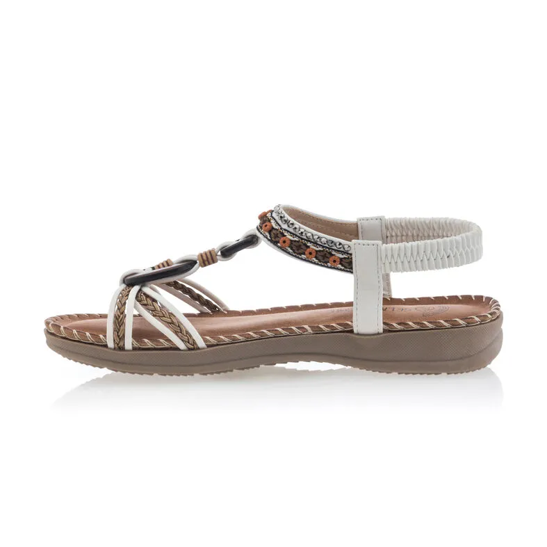 Sandalias mujer blanco