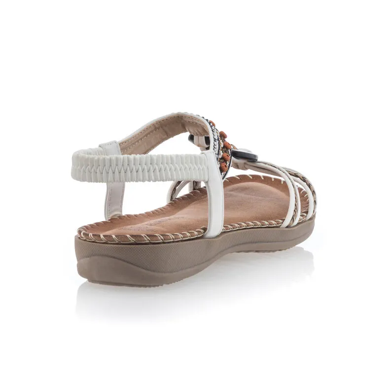 Sandalias mujer blanco