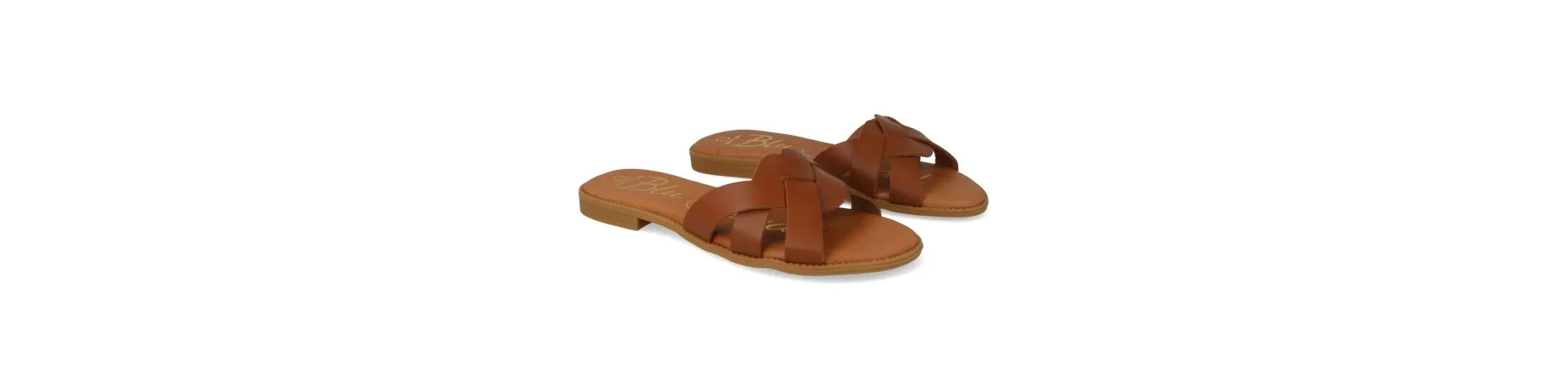 SANDALIAS OUTLET PLANAS COMODAS MOD. NILO CUERO