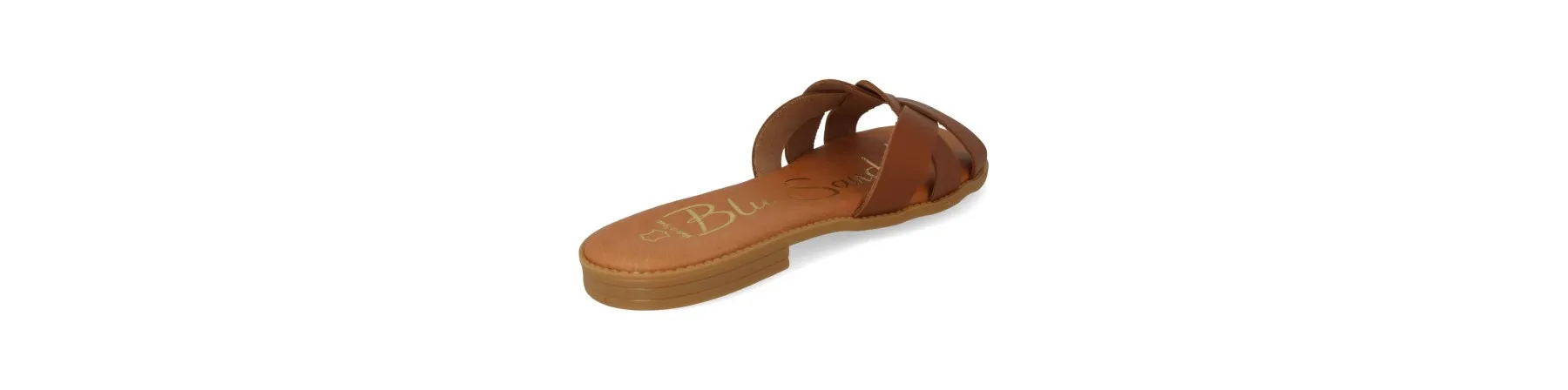 SANDALIAS OUTLET PLANAS COMODAS MOD. NILO CUERO