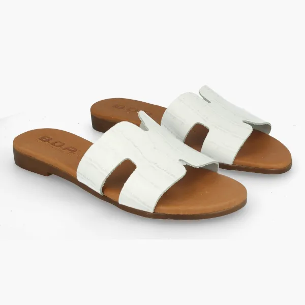 SANDALIAS PLANAS COMODAS MUJER PIEL MOD. SANDRA