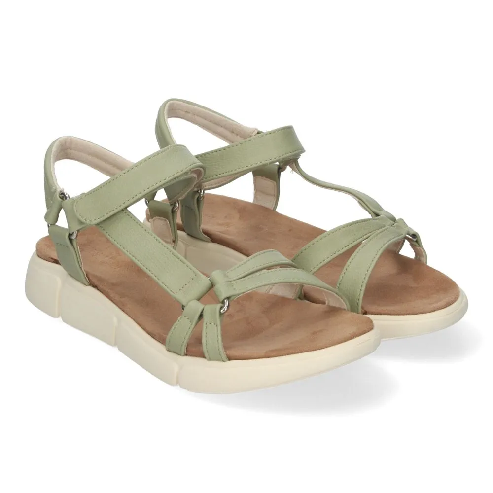 Sandalias Planas de Mujer Cómodas y Elegantes Diseño Moderno con Tiras Cruzadas en la Pala y Cierre