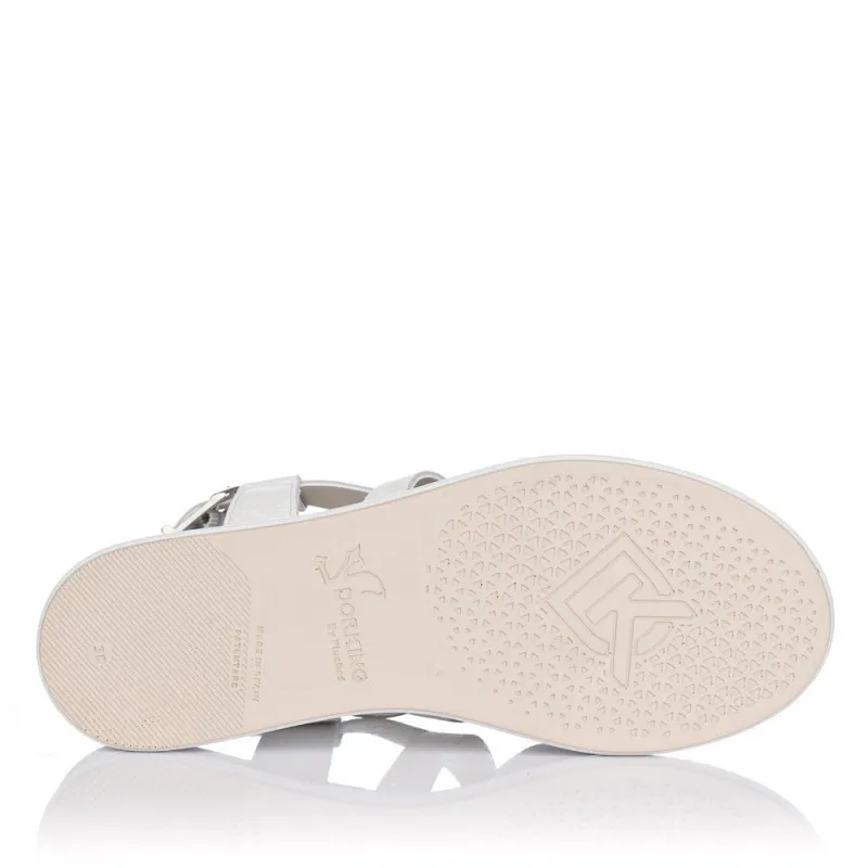 Sandalias Planas Dorking D9087 Mujer Blanco