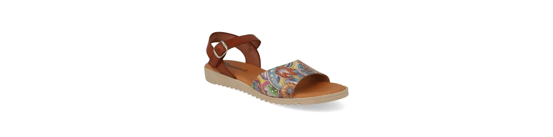 SANDALIAS PLANAS MUJER MOD. MICA CUERO