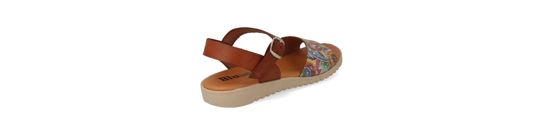 SANDALIAS PLANAS MUJER MOD. MICA CUERO