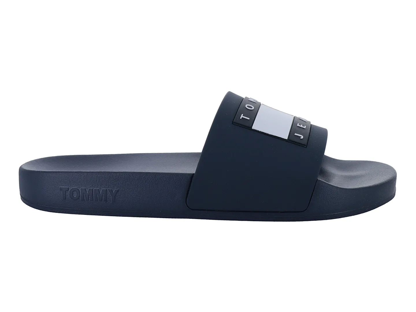 Sandalias Tommy Hilfiger Logotipo Azul Para Mujer