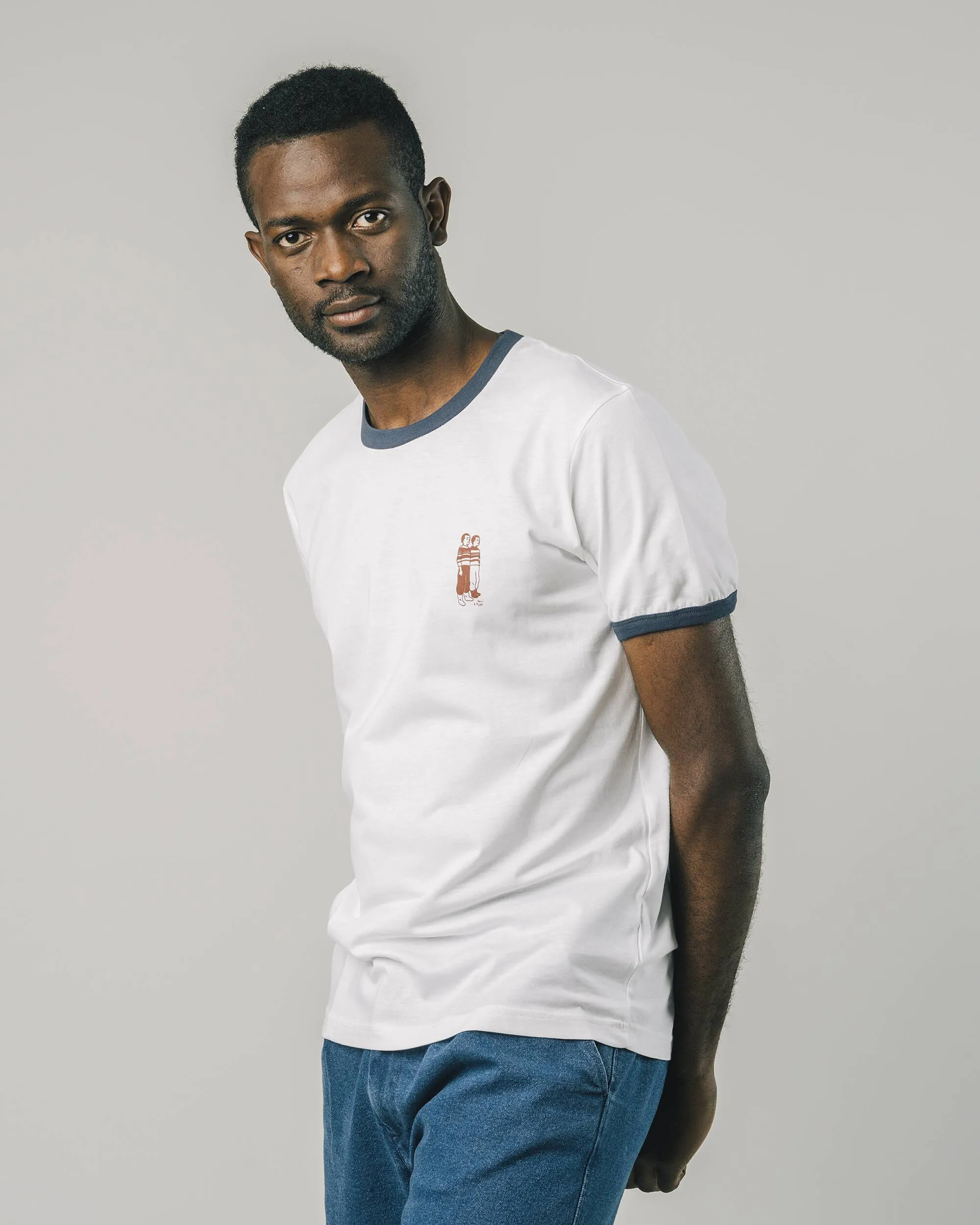 SMALL TWINS BASEBALL TSHIRT WHITE