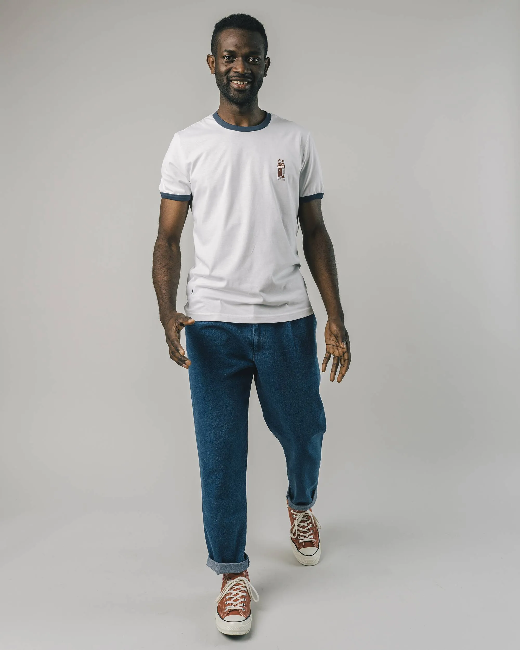 SMALL TWINS BASEBALL TSHIRT WHITE