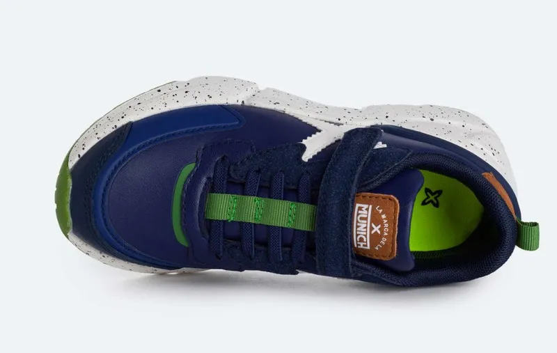 Sneakers Munich MINITRACK 048 nilon marino