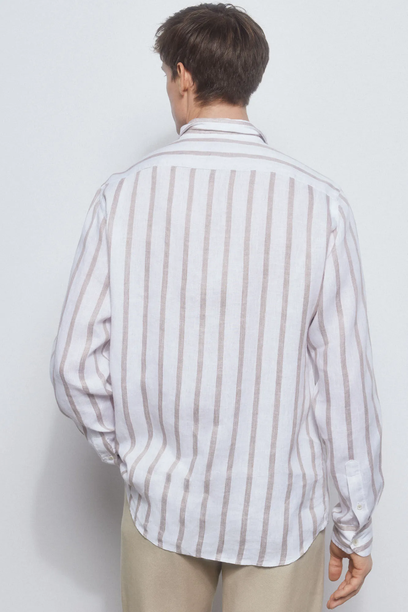 Striped linen shirt