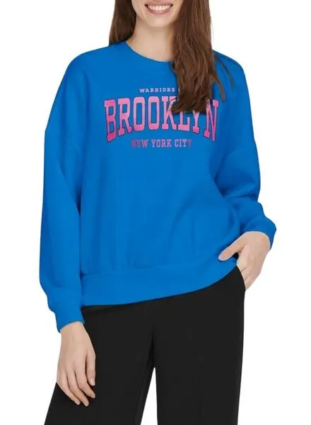 Sudadera Only Lizzi Azul Para Mujer