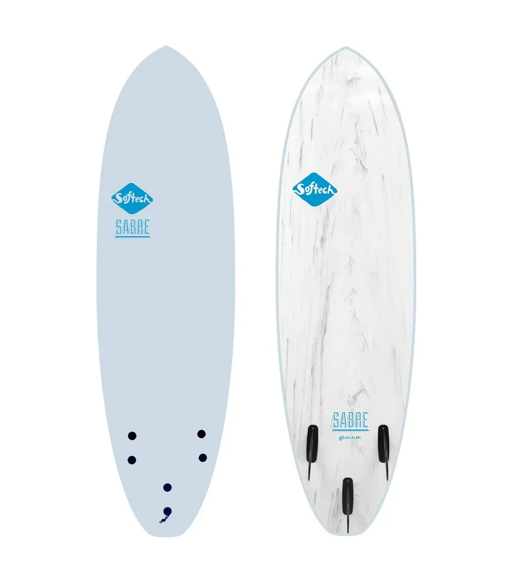 TABLA SURF SOFTECH SABRE II 5.0"  ICE BLUE