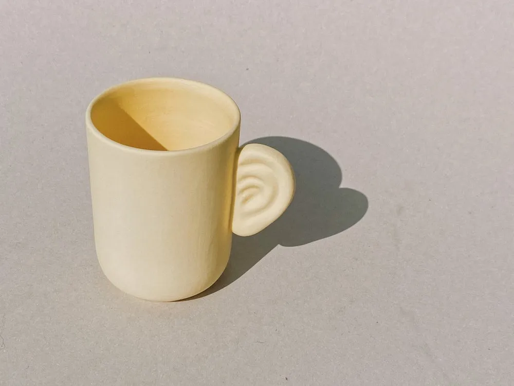 Taza Beethoven amarillo