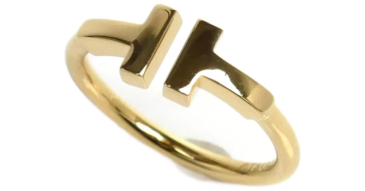 TIFFANY & CO ANILLO TWIRE EN ORO AMARILLO K18YG TIFFANY 