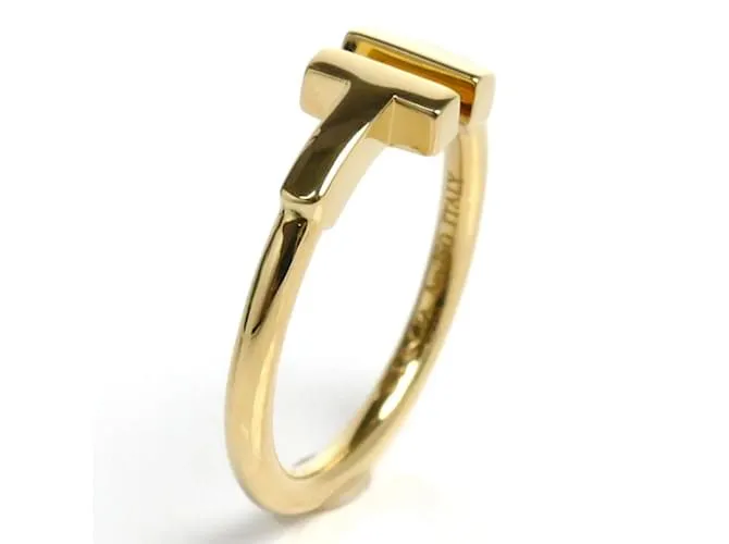 TIFFANY & CO ANILLO TWIRE EN ORO AMARILLO K18YG TIFFANY 