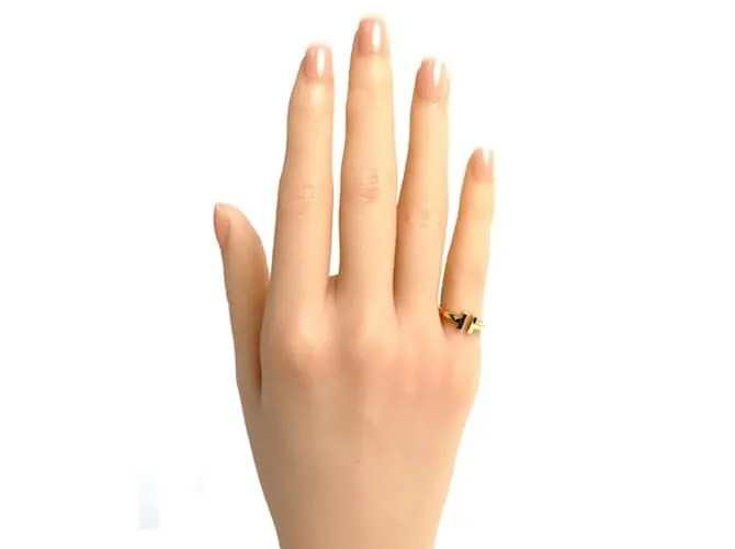 TIFFANY & CO ANILLO TWIRE EN ORO AMARILLO K18YG TIFFANY 