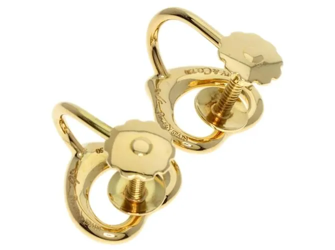 Tiffany & Co Pendientes Clip Tiffany Heart en Oro Amarillo de 18K 