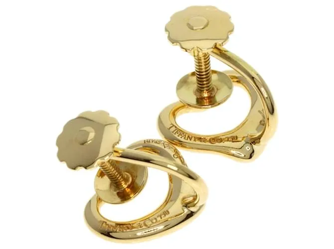Tiffany & Co Pendientes Clip Tiffany Heart en Oro Amarillo de 18K 