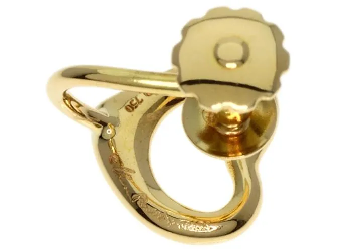Tiffany & Co Pendientes Clip Tiffany Heart en Oro Amarillo de 18K 